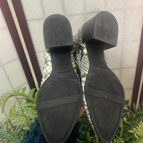 CIRCUS SAM ELDERMAN SNAKE PRINT JENNA BOOTIE SIZE 9M - Picture 6 of 6